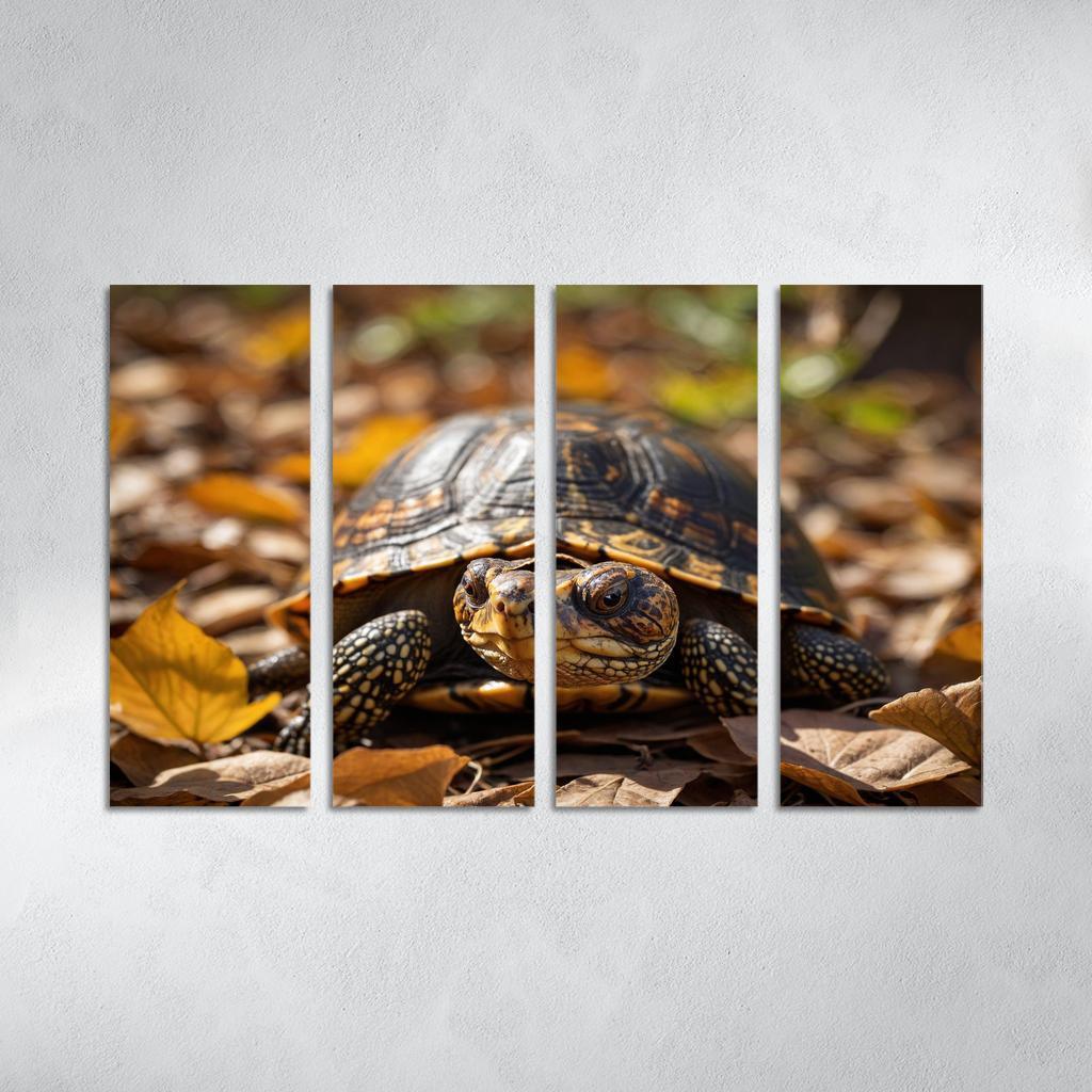 The Elegant Swallowtail Butterfly In A Wildflower Meadow Framed Paintings