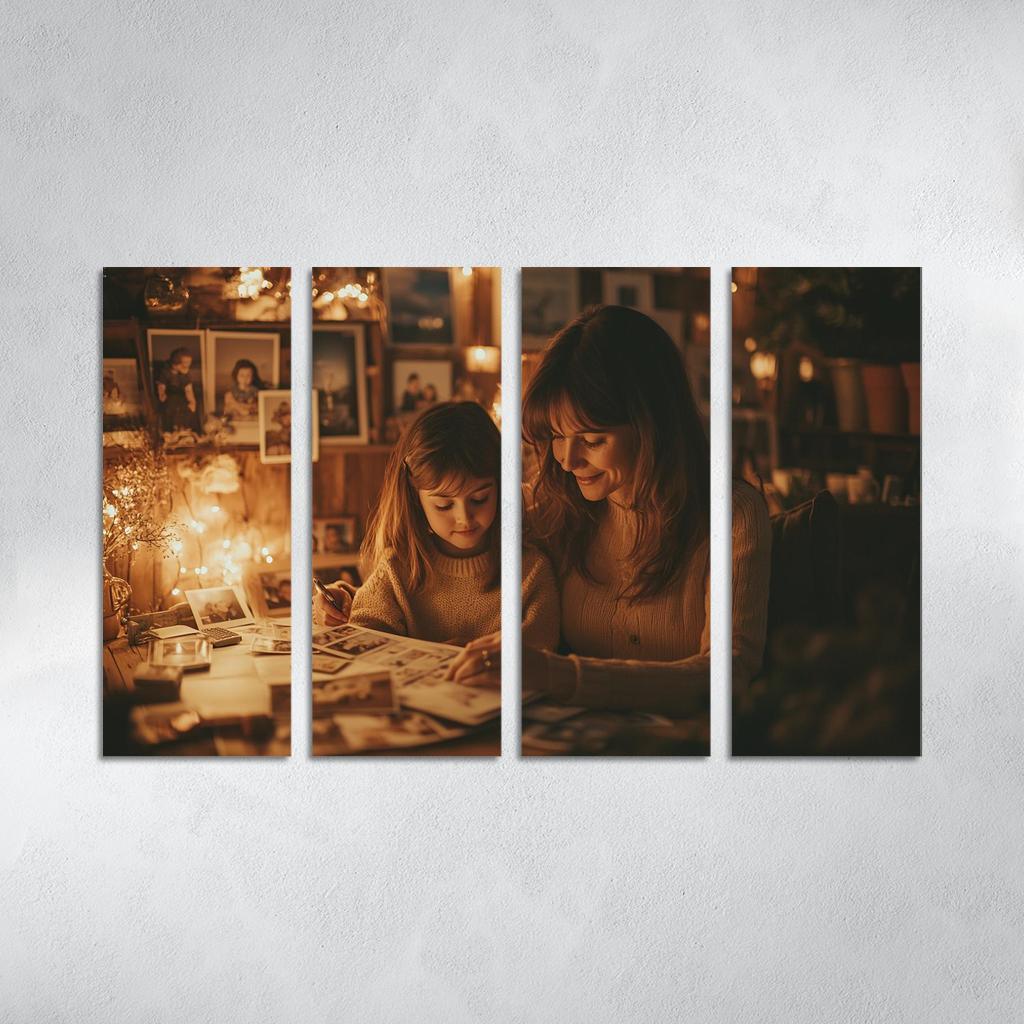 A Time To Remember Celebrating Motherhood Canvas Paintings Frame