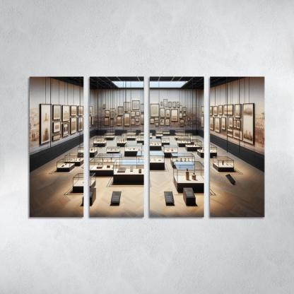 Stolen Heritage The Fight for Cultural Repatriation 4 Piece HD Modern Canvas Panels-Original Frame