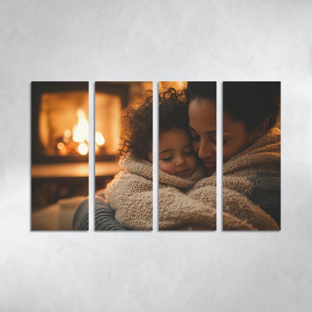 Cocooned In Love A Mothers Warmth Custom Paintings Frame