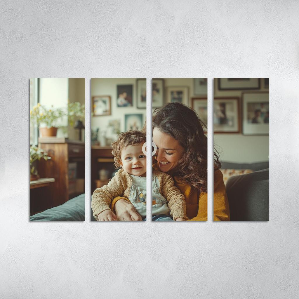 The Nurturers Embrace A Mothers Love Canvas Paintings Frame