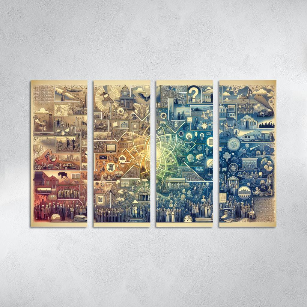 Whispers Of The Past Honoring Historical Trauma Multi-panel Paintings