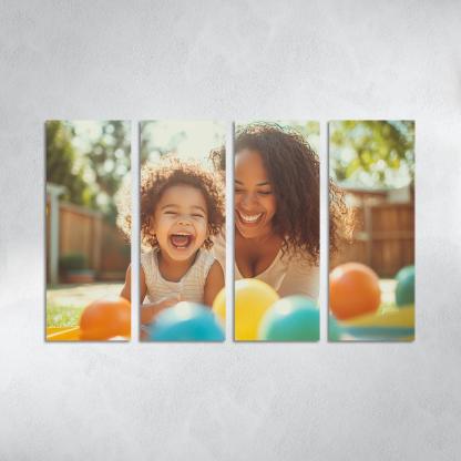 Echoes Of Laughter Celebrating Joy Custom Paintings Frame