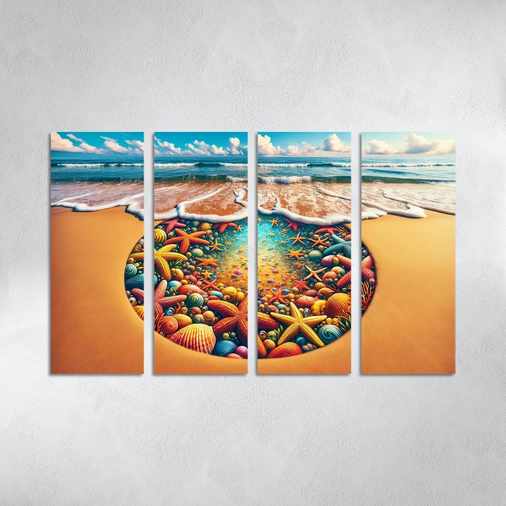 Starfish Bay Interactive Marine Exploration Oil Paintings Frame