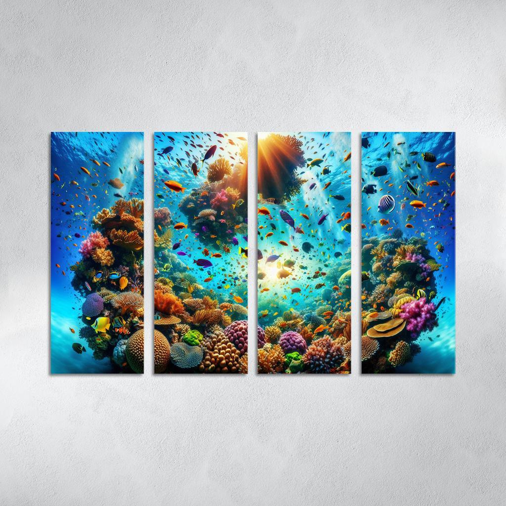 Marine Wonderland Snorkel And Dive Adventure Art Trends