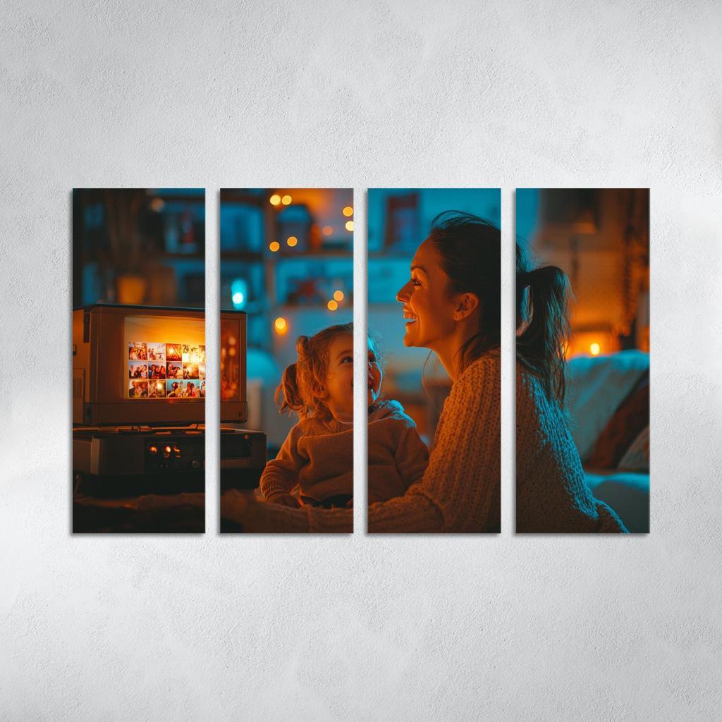 Cinematic Memories The Movie Of Life Custom Paintings Frame