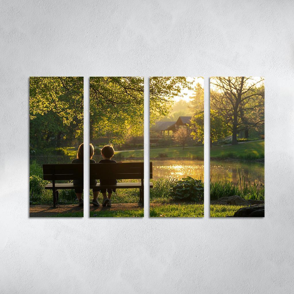 Moments Of Reflection A Mothers Wisdom Canvas Paintings Frame