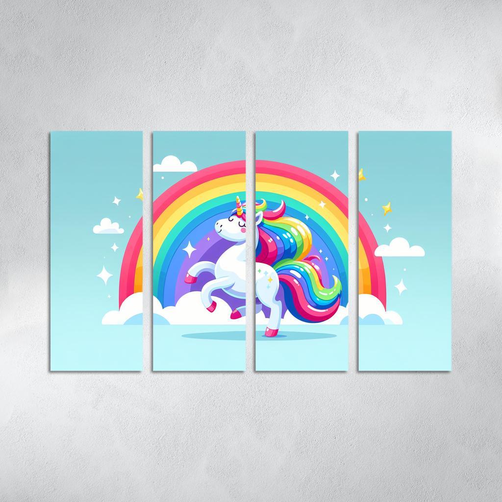 Magical Unicorn Modern Paintings Frame