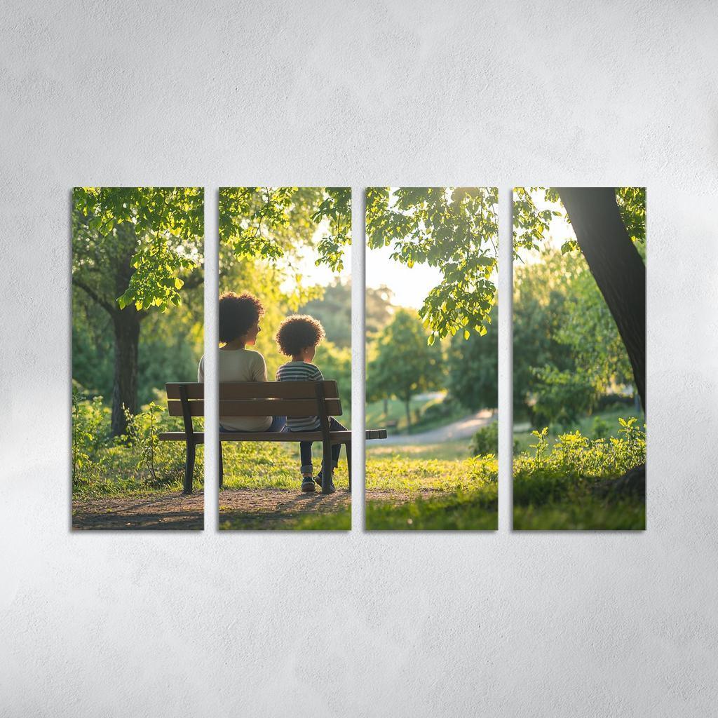 Embracing Change A Mothers Strength In Transition Canvas Paintings Frame