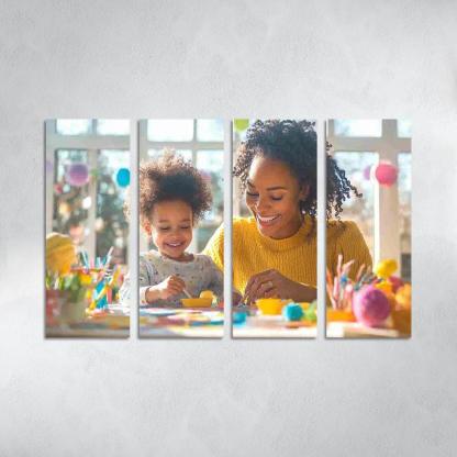 Crafting Love The Art Of Motherhood Custom Paintings Frame