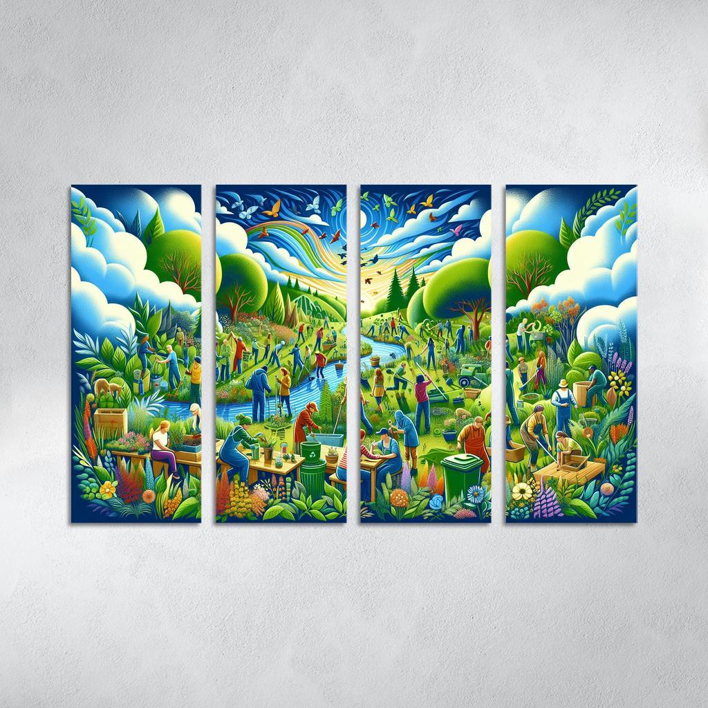 Sustainable Development Creating A Better Future Art Trends