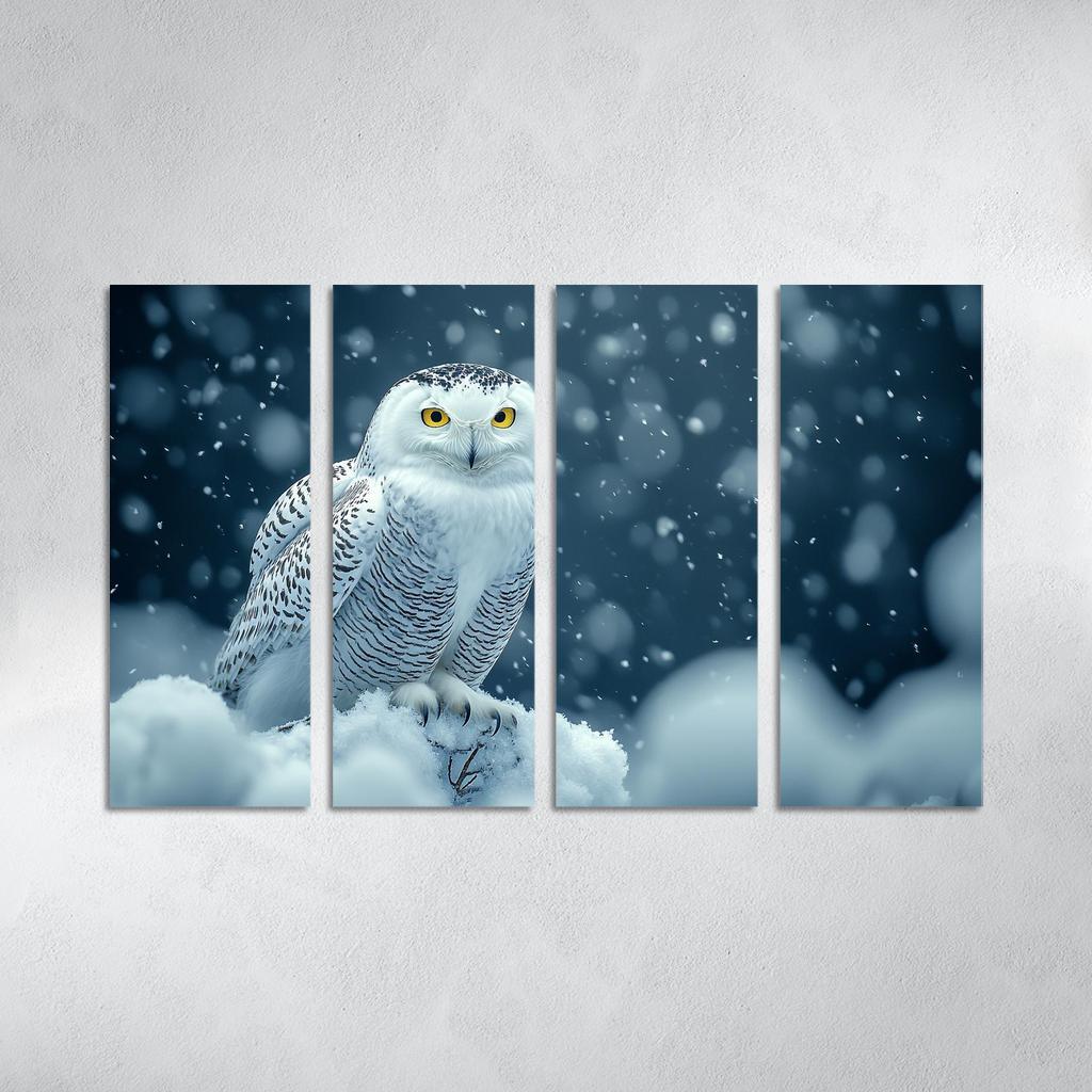 The Elegant Snowy Owl Guardian Of The Arctic Art Trends