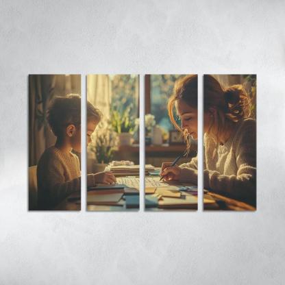 Love In Every Letter A Mothers Words Custom Paintings Frame