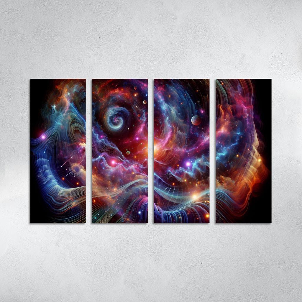 Celestial Interplay Of Frequencies Premium Artwork Frames