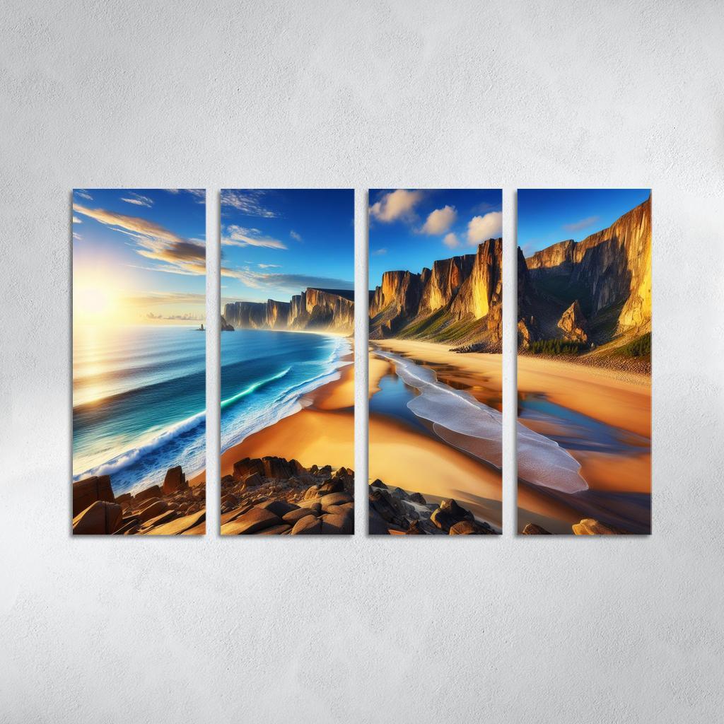Majestic Waters A Coastal Retreat Custom Paintings Frame