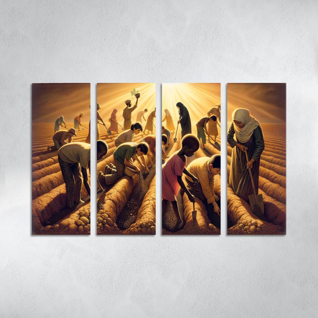 Future Generations The Legacy Of Our Choices Custom Paintings Frame