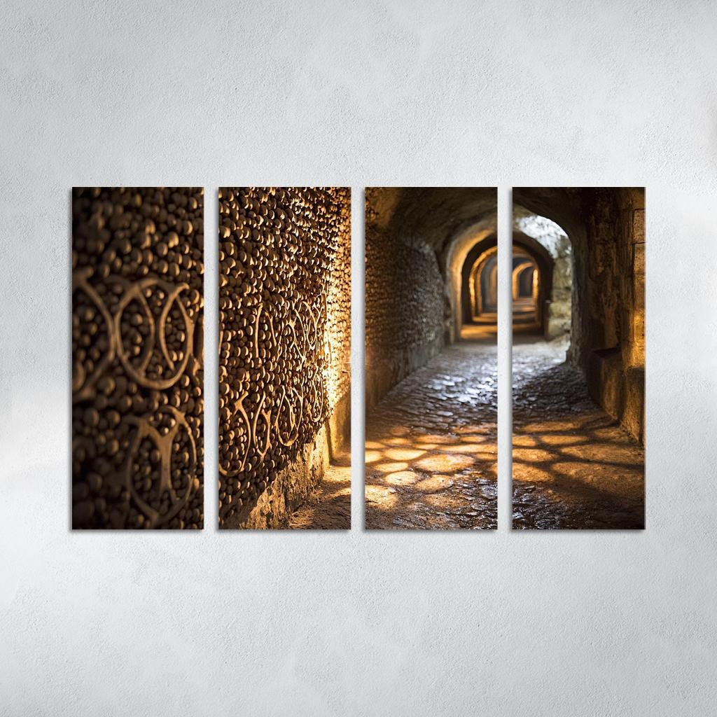 The Catacombs Of Paris Abstract Paintings Frame