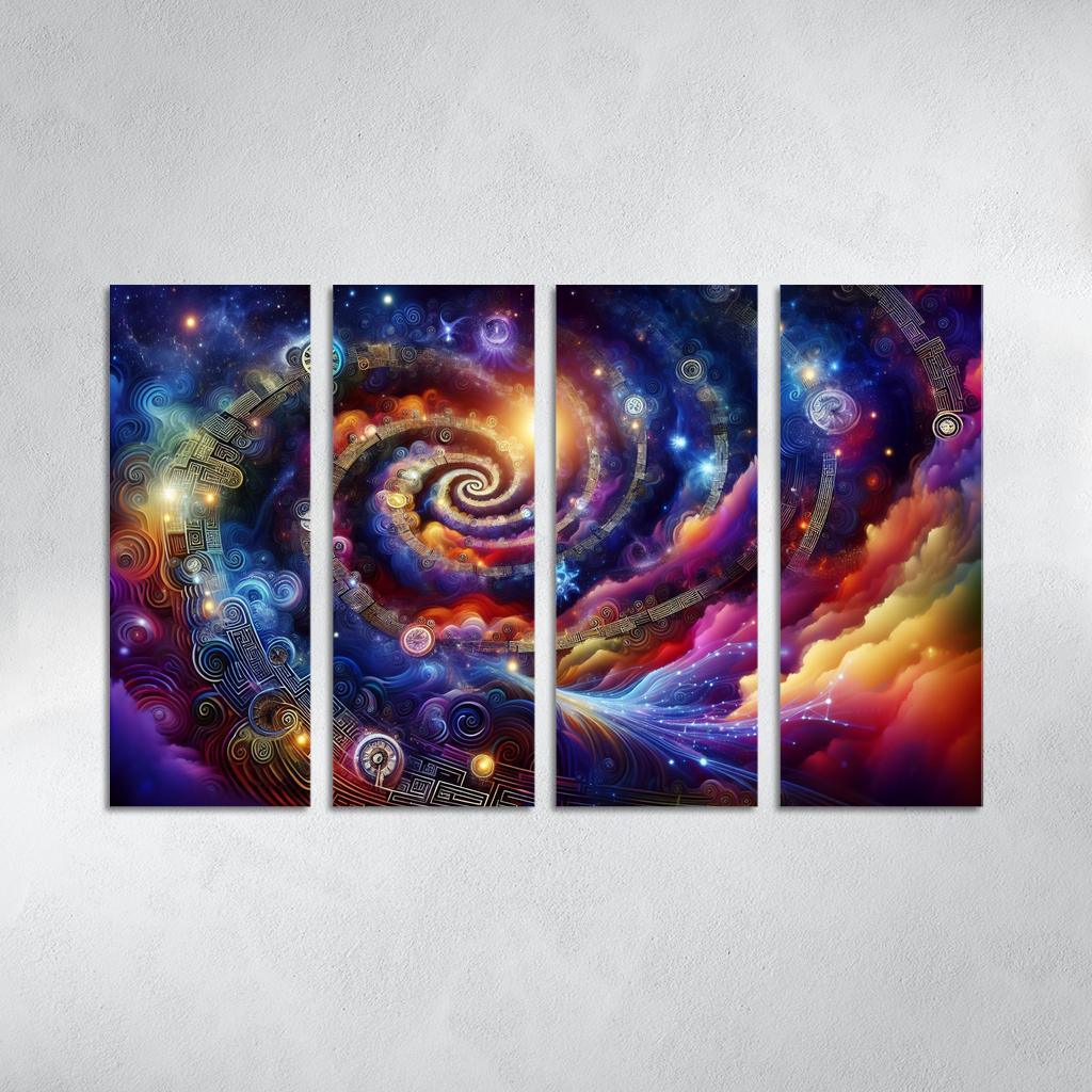 Labyrinth Of Time And Space Premium Artwork Frames