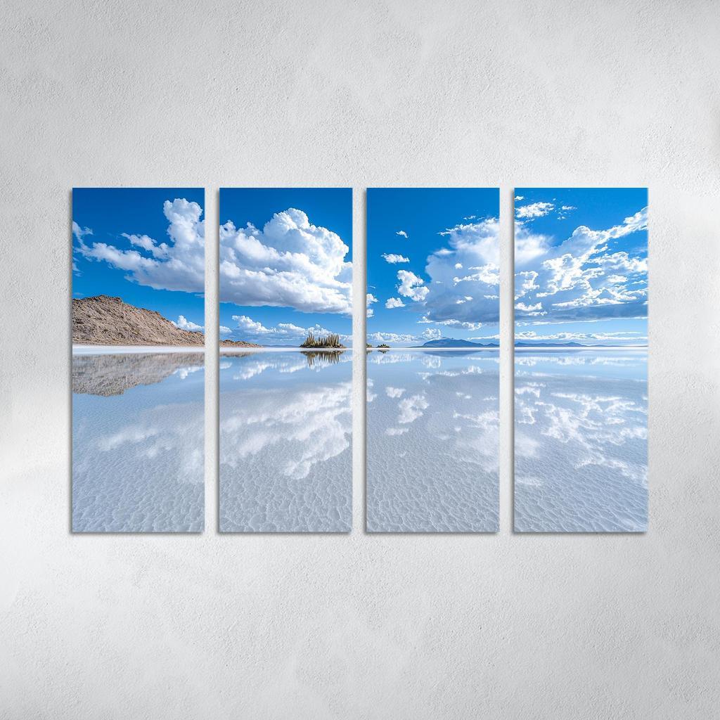 Salar De Uyuni Abstract Paintings Frame