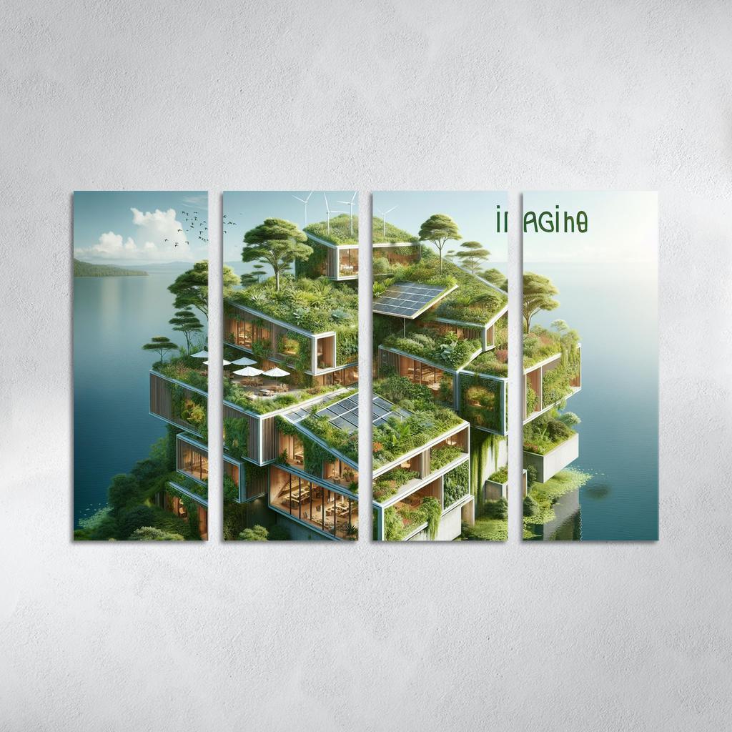 Symbiotic Architecture Custom Paintings Frame