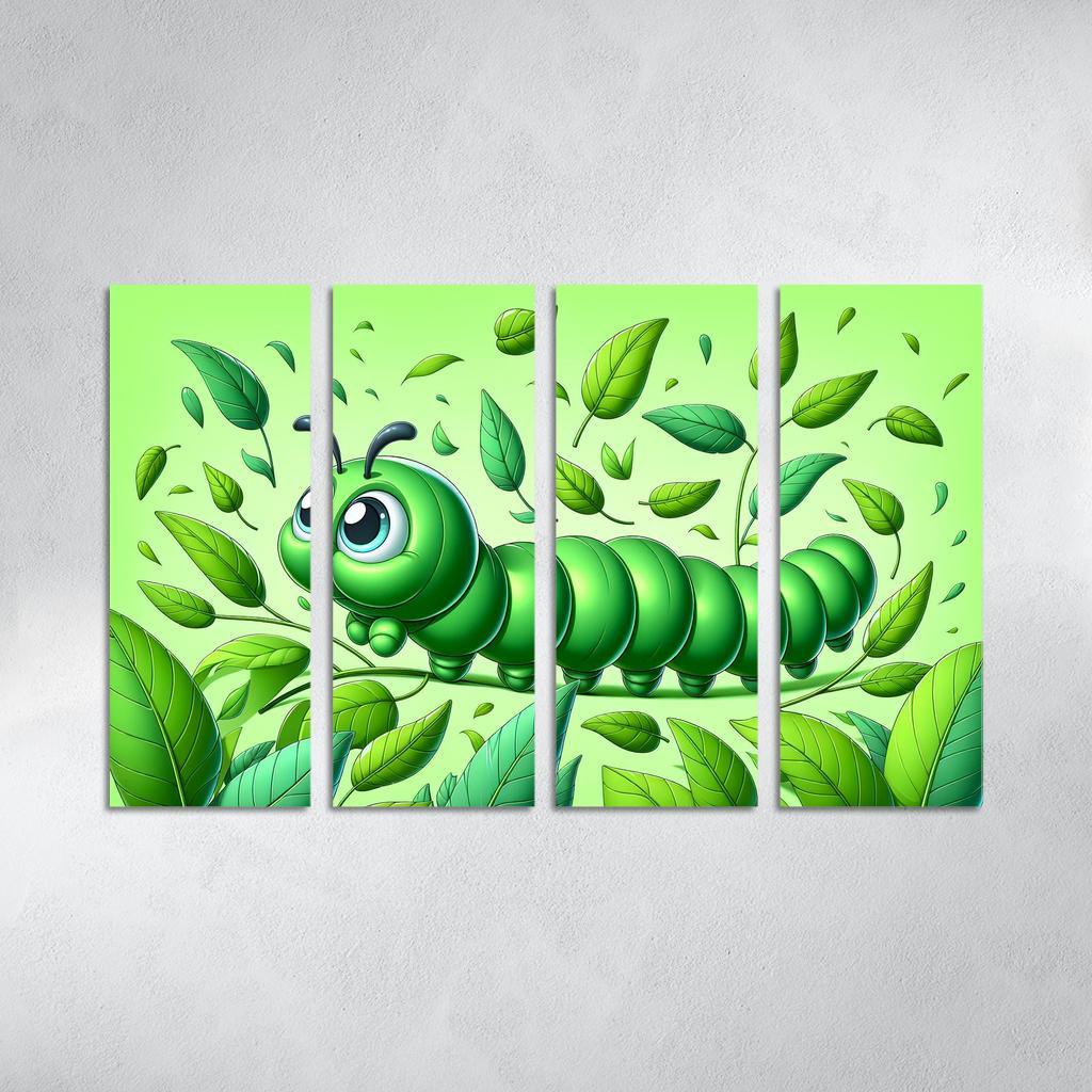 Cuddly Caterpillar Adventure Premium Artwork Frames
