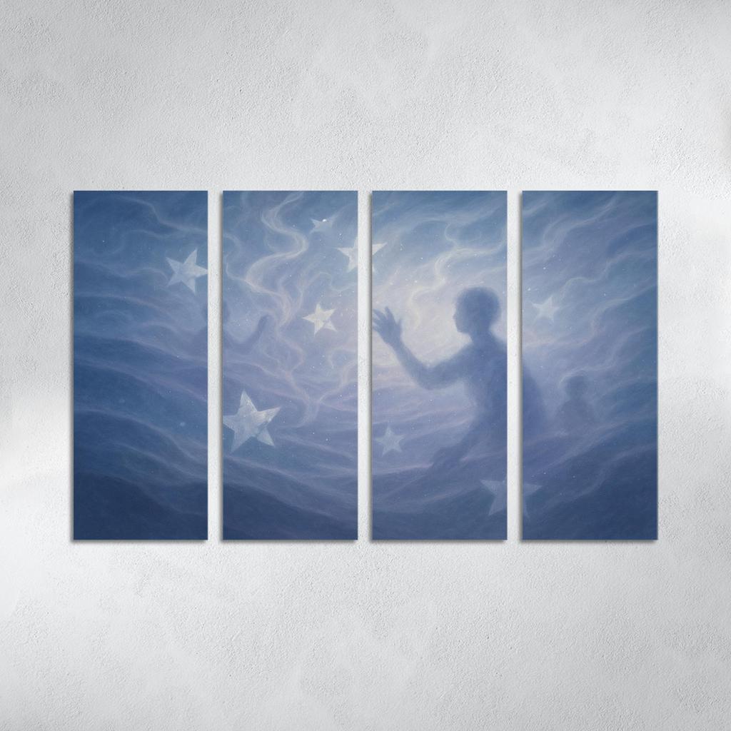 Resonant Echoes Of Forgotten Dreams Multi-panel Paintings