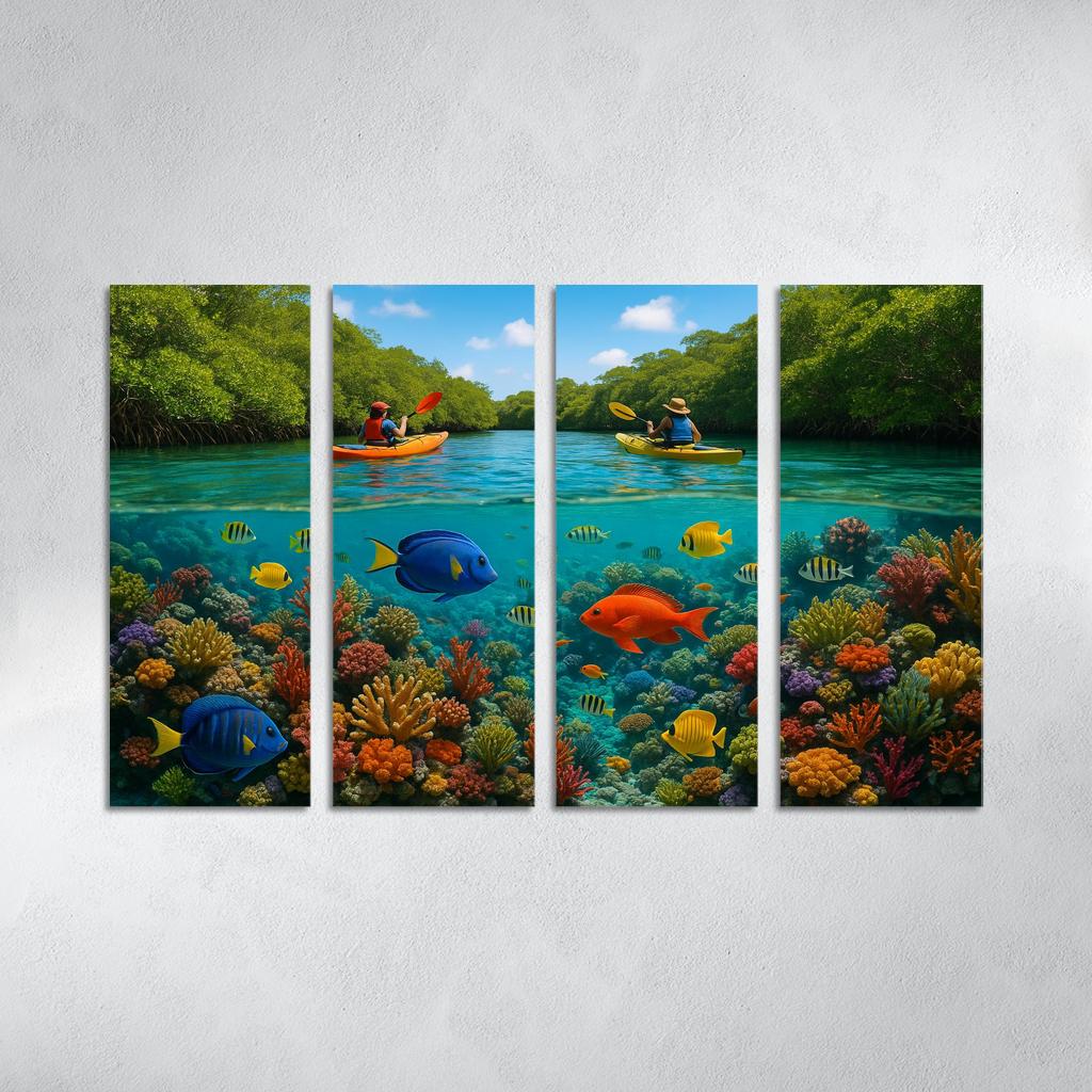 Coral Bay Adventure And Eco-tourism Custom Paintings Frame