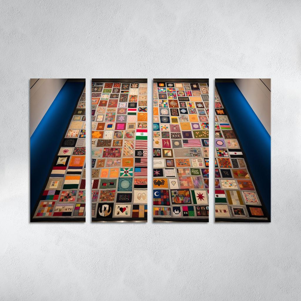 Stitching Together Lives The Impact Of Refugee Crises Custom Paintings Frame