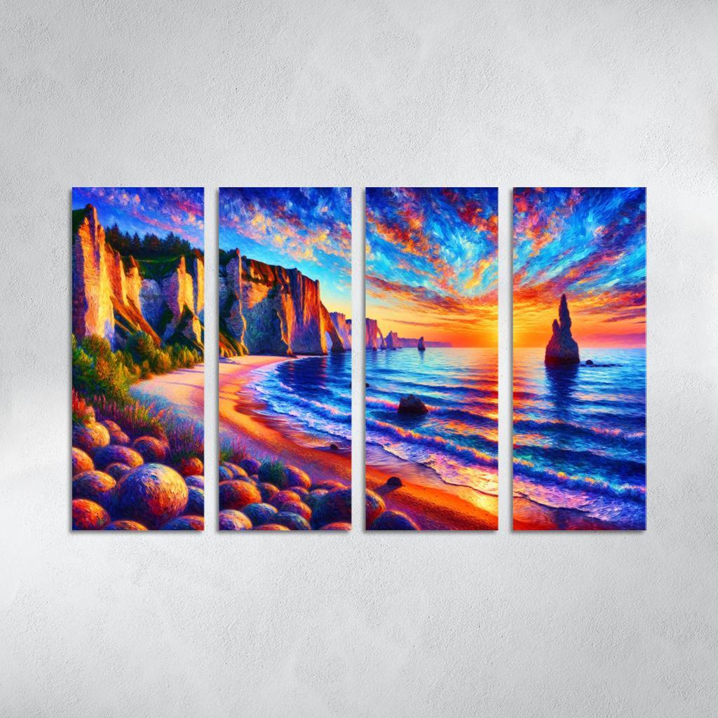 Seaside Enclave Artistic Inspiration Premium Artwork Frames