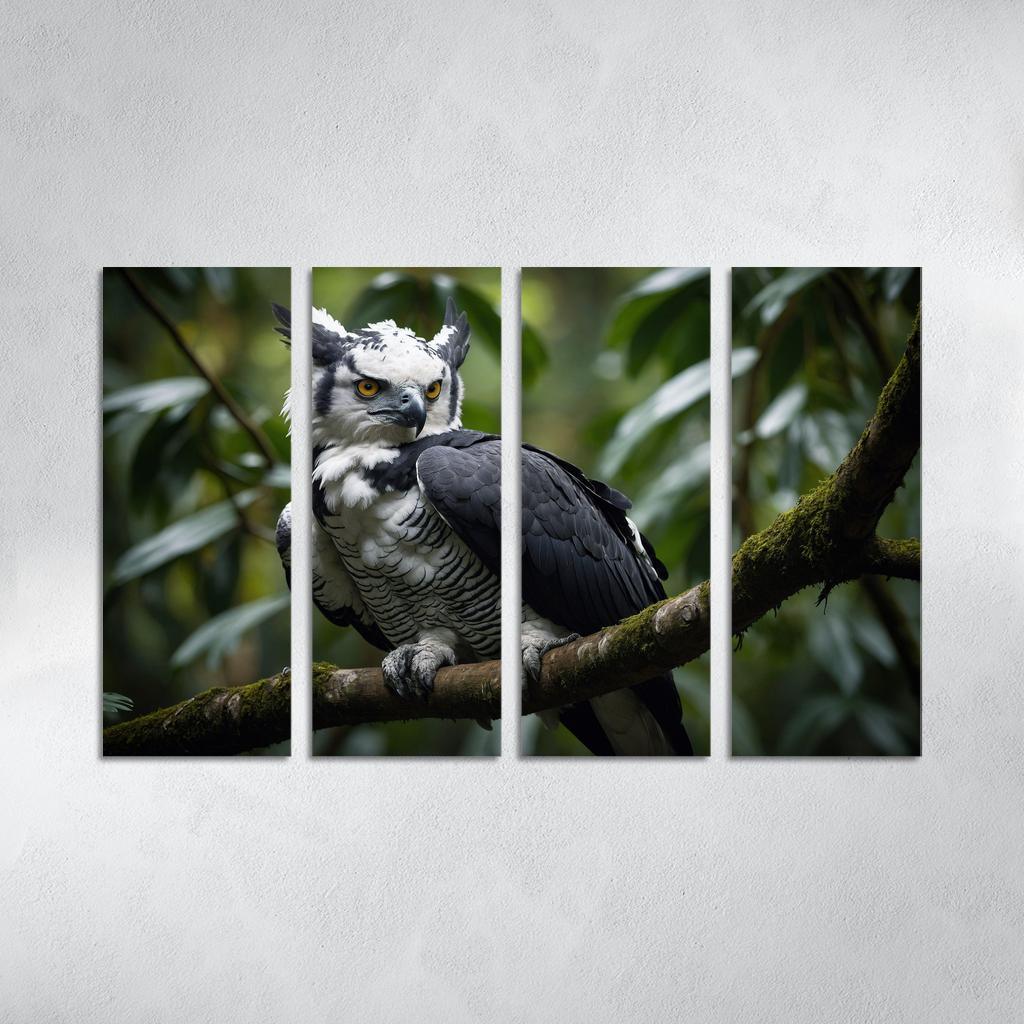 The Regal Harpy Eagle The Forest Monarch Custom Paintings Frame