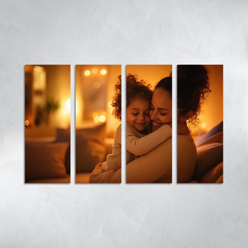 A Heart Full Of Love A Mothers Embrace Canvas Paintings Frame