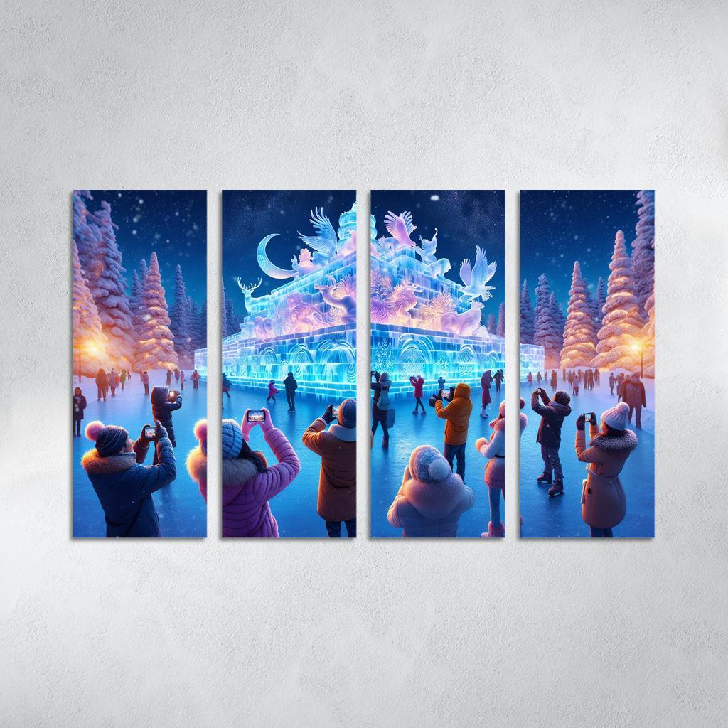 Harbin International Ice And Snow Sculpture Festival - China Modern Paintings Frame