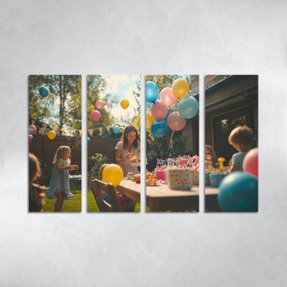 Moments Of Joy A Mothers Celebration Of Life Canvas Paintings Frame