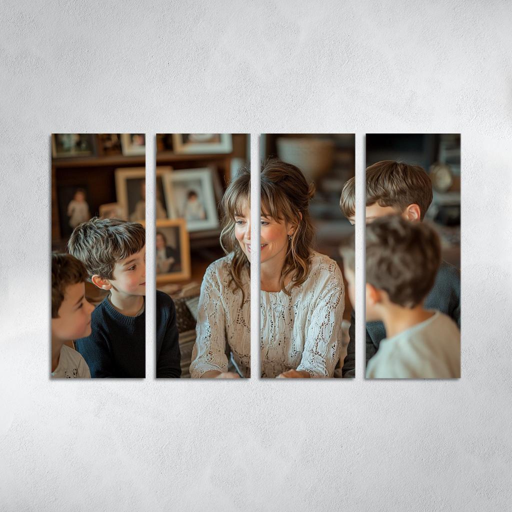 The Wisdom Of Generations Lessons From Mom Custom Paintings Frame