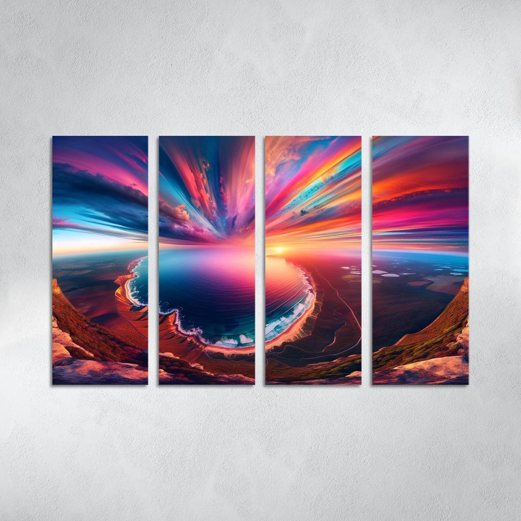 Azure Point Scenic Lookout Spot Custom Paintings Frame