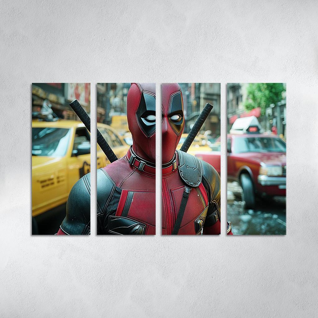 Ryan Reynolds The Merc With A Heart Of Gold Framed Paintings
