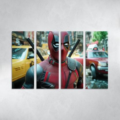 Ryan Reynolds The Merc With A Heart Of Gold Framed Paintings