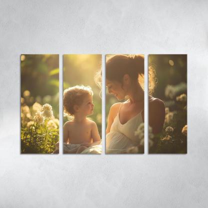 A Heartfelt Connection The Unspoken Bond Of Love Canvas Paintings Frame