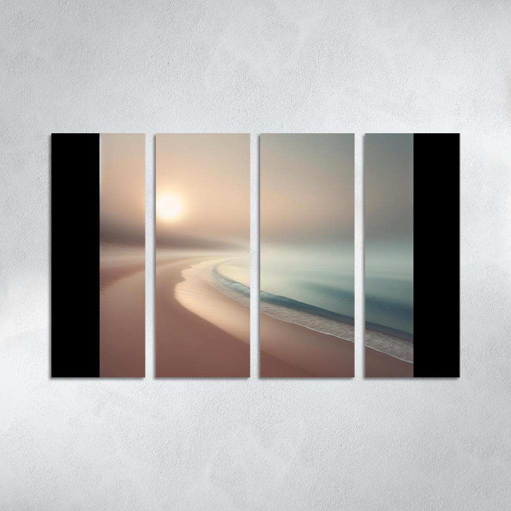 Misty Isle Beach Premium Artwork Frames