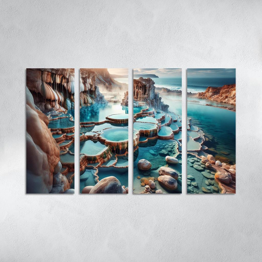 Blue Lagoon Natural Thermal Springs Premium Artwork Frames