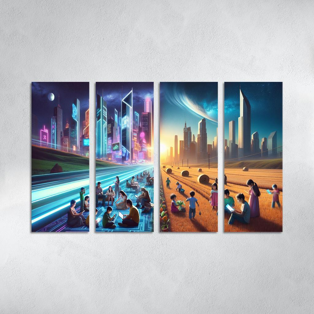 Digital Divide Bridging Access To Technology Art Trends