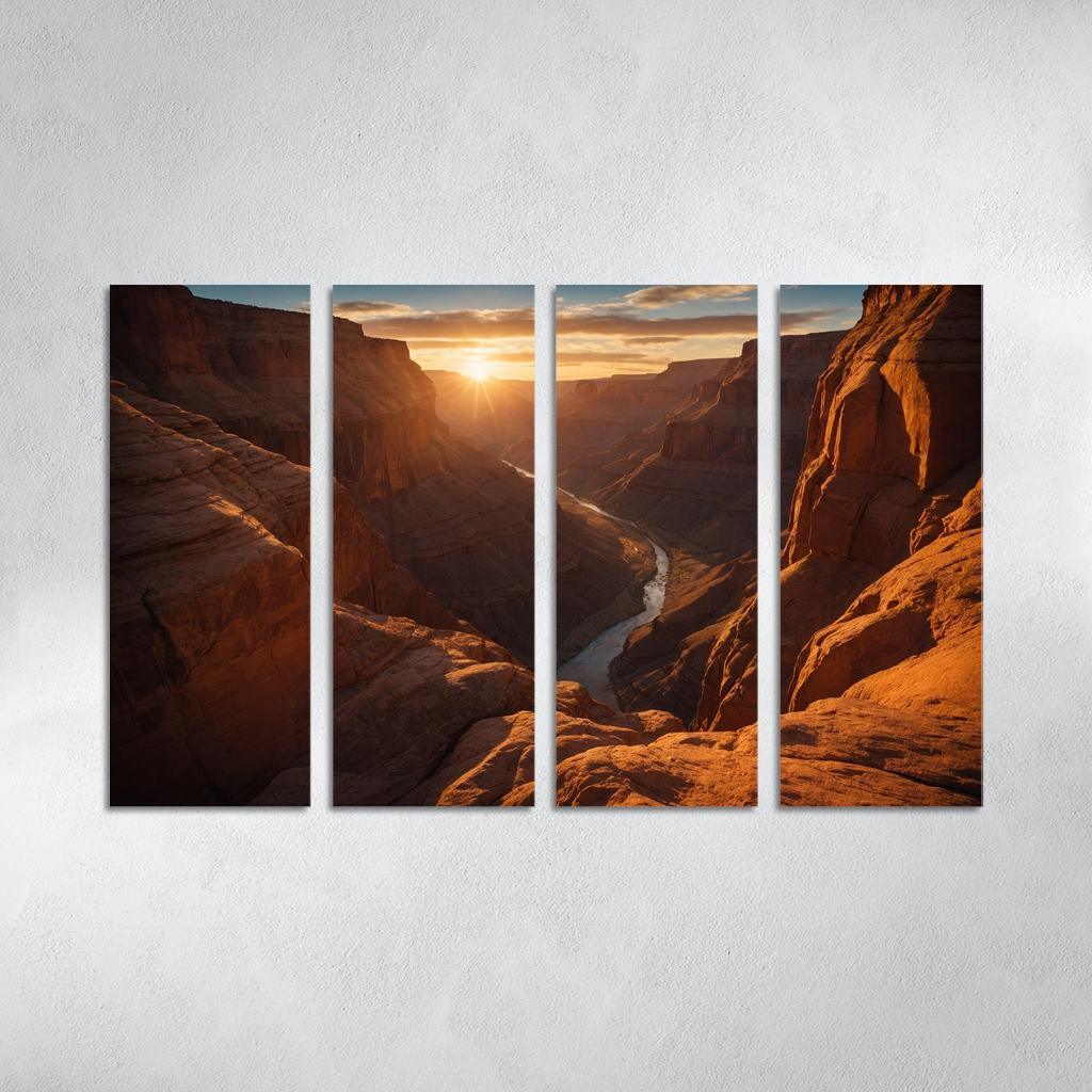 The Enigmatic Canyons Of Sunset Shadows Art Trends