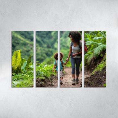 The Journey Of Love A Mothers Unwavering Support Canvas Paintings Frame