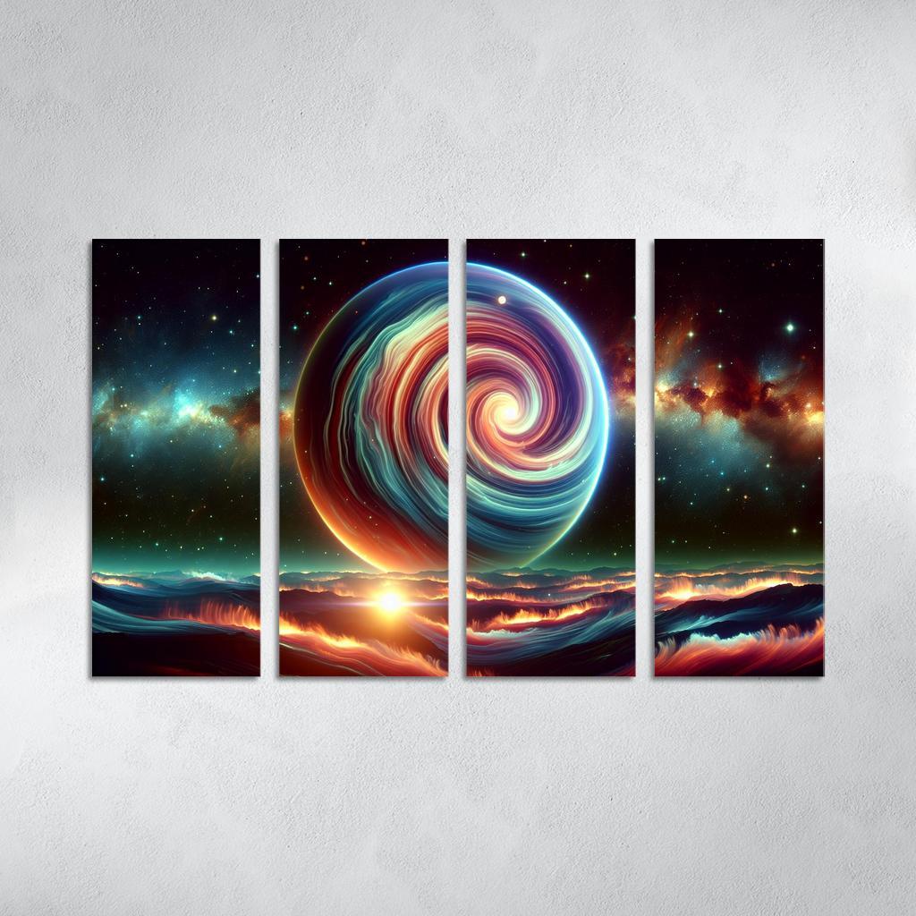 The Hidden World Of Gas Giants Abstract Paintings Frame