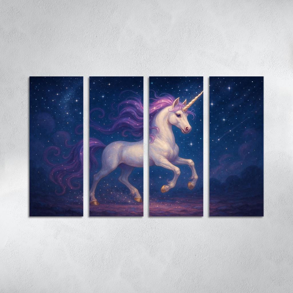 Enchanted Unicorn Dreams Premium Artwork Frames