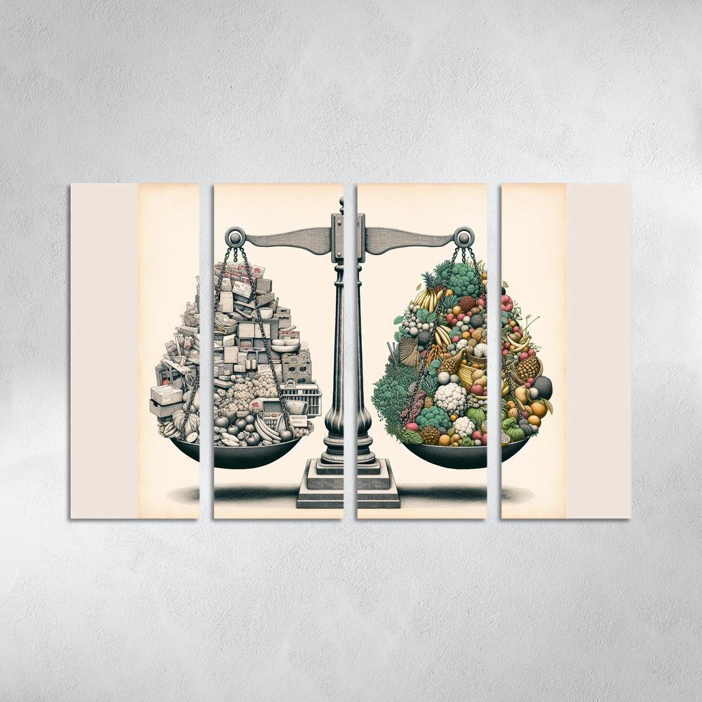 The Price Of Progress The Cost Of Consumerism Custom Paintings Frame