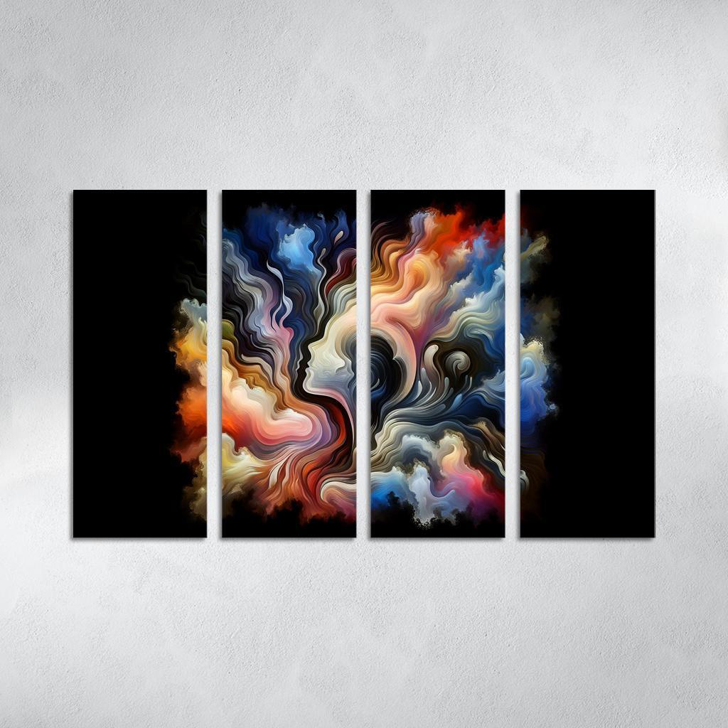 Invisible Illness The Reality Of Mental Health Multi-panel Paintings