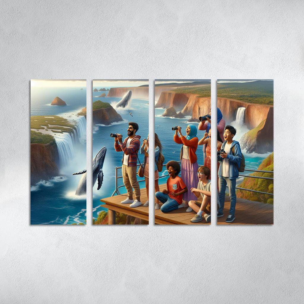 Whale Watching Point Nature's Majestic Show Art Trends