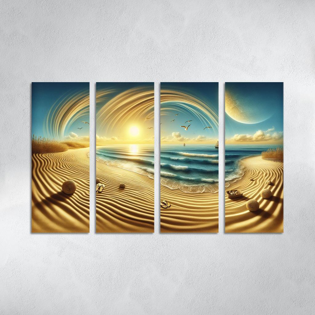 Serenity Sands Beach Premium Artwork Frames