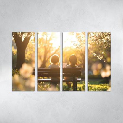 The Love That Transcends Time A Mother's Heart Canvas Paintings Frame